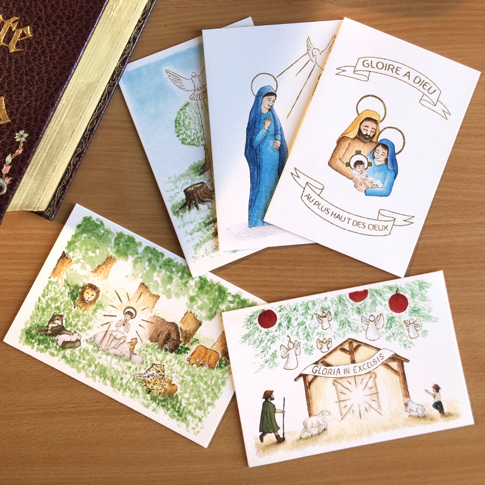 5 cartes "Noël 2022"