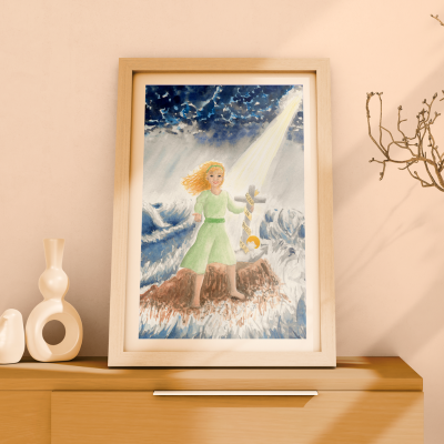 Aquarelle “La Joie de l’Espérance” - Tirages numérotés (10 exemplaires) – Image 2