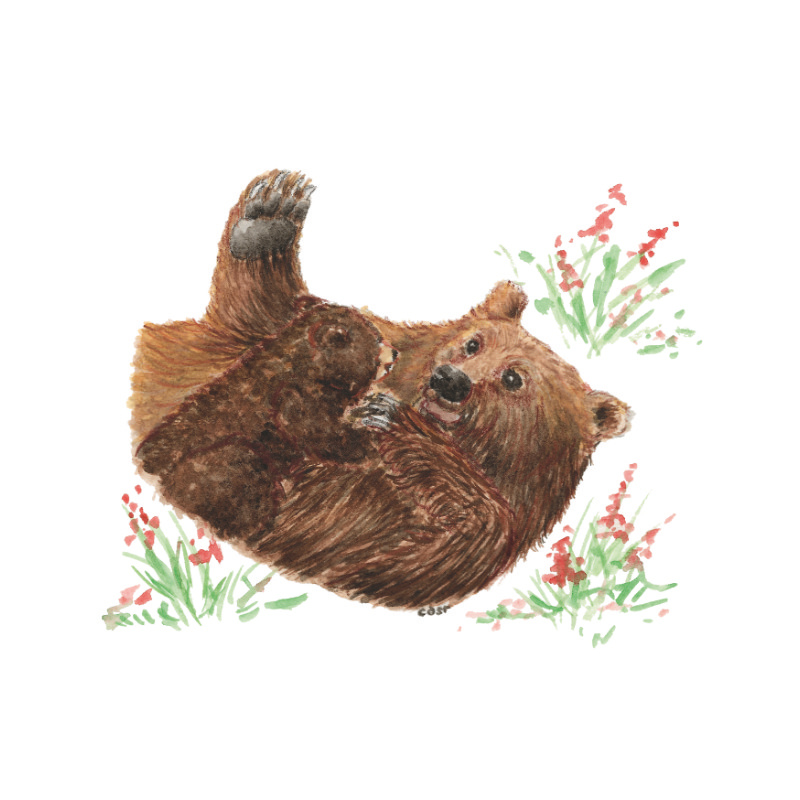 "Jouer avec toi" – Cadre "Mère et Petit", version Ours – Image 2