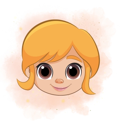 une petite fille blonde