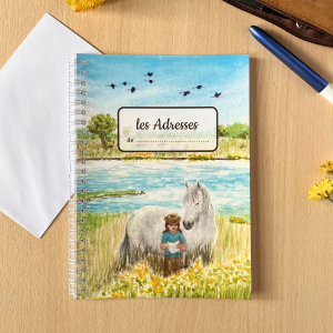 Carnet d’Adresses “Chevaux de France” – Papeterie pour enfants
