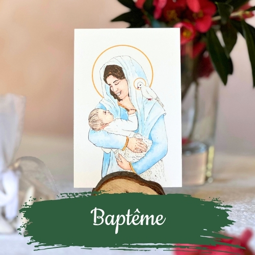 image de baptême catholique