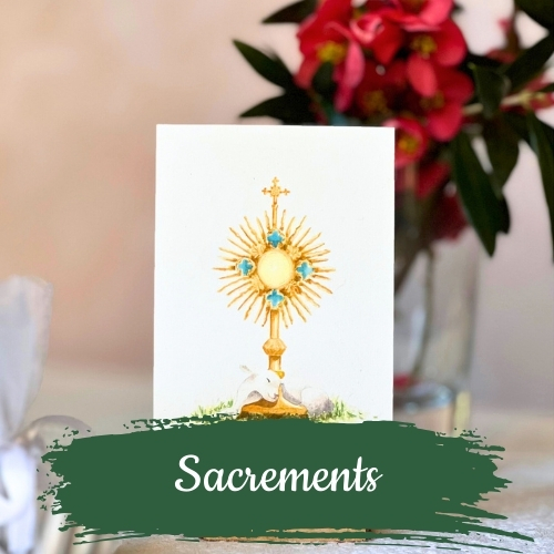 images pour les sacrements catholiques