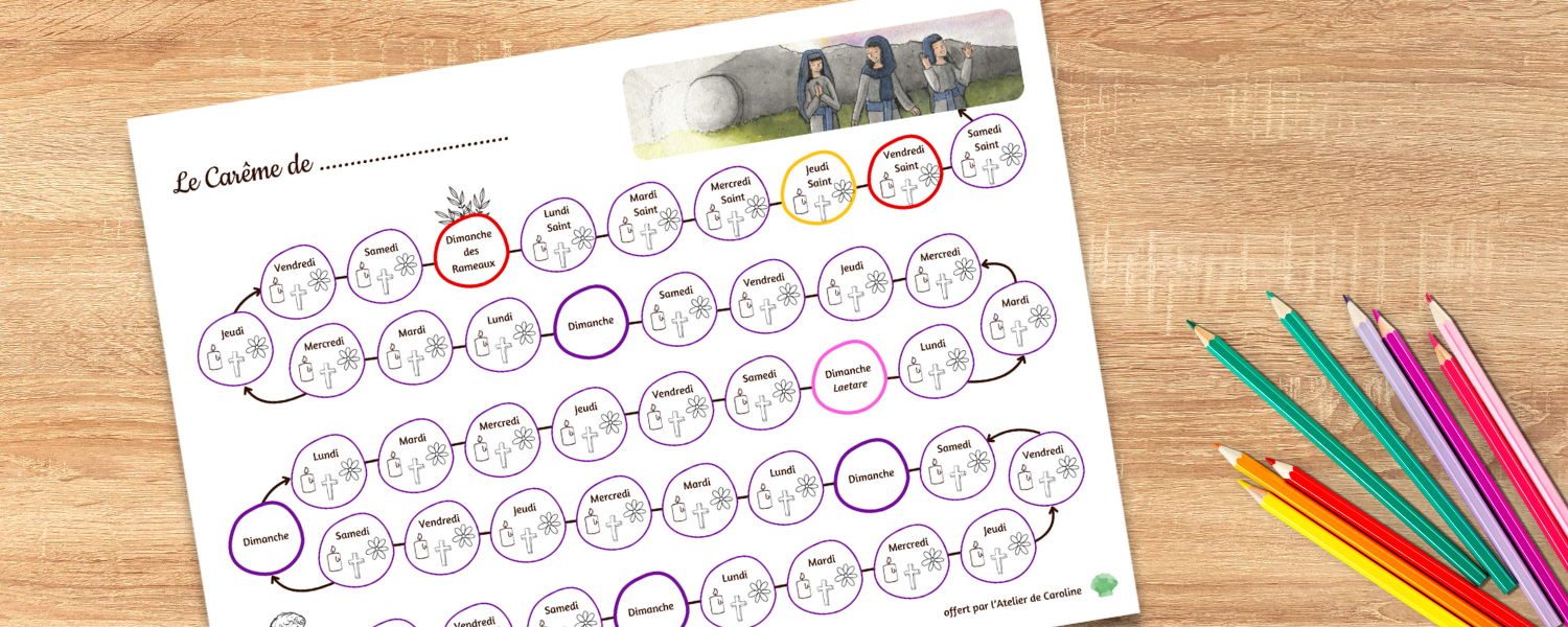 chemin de carême gratuit pour enfant