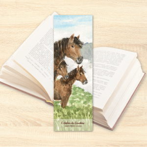 marque-page cheval castillonais