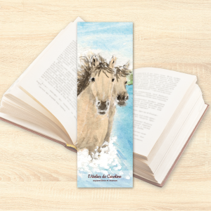 marque-page Cheval Henson dans la baie de Somme