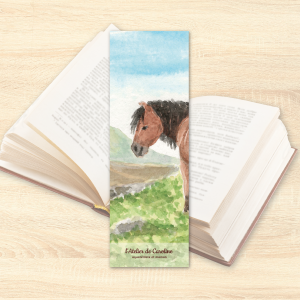marque-page poney Pottok du Pays Basque