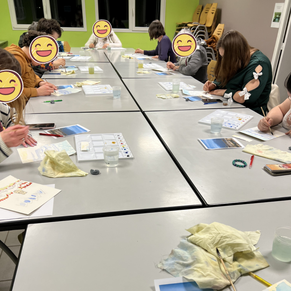 cours d'aquarelle près de Craon pour adultes