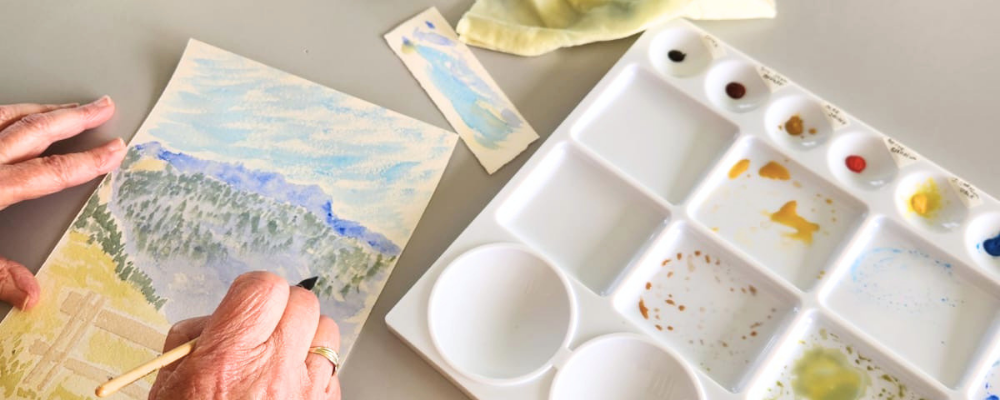 materiel pour commencer l'aquarelle